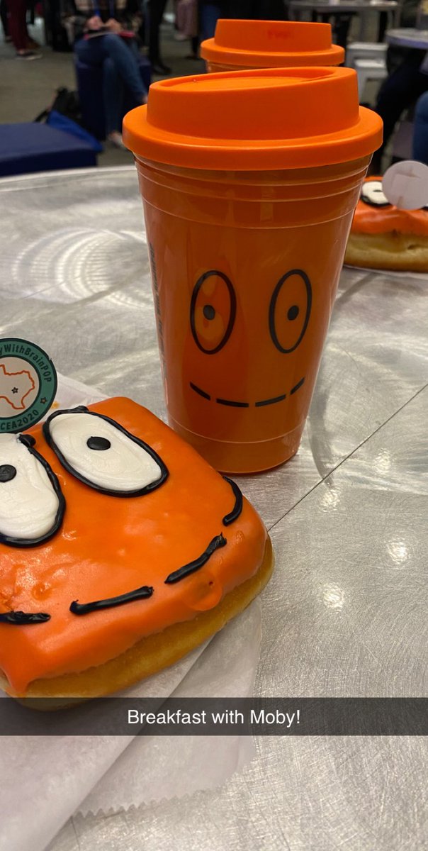 __mandapanda_'s tweet image. Thanks for breakfast Moby! @brainpop #startyourdaywithbrainpop #TCEA2020