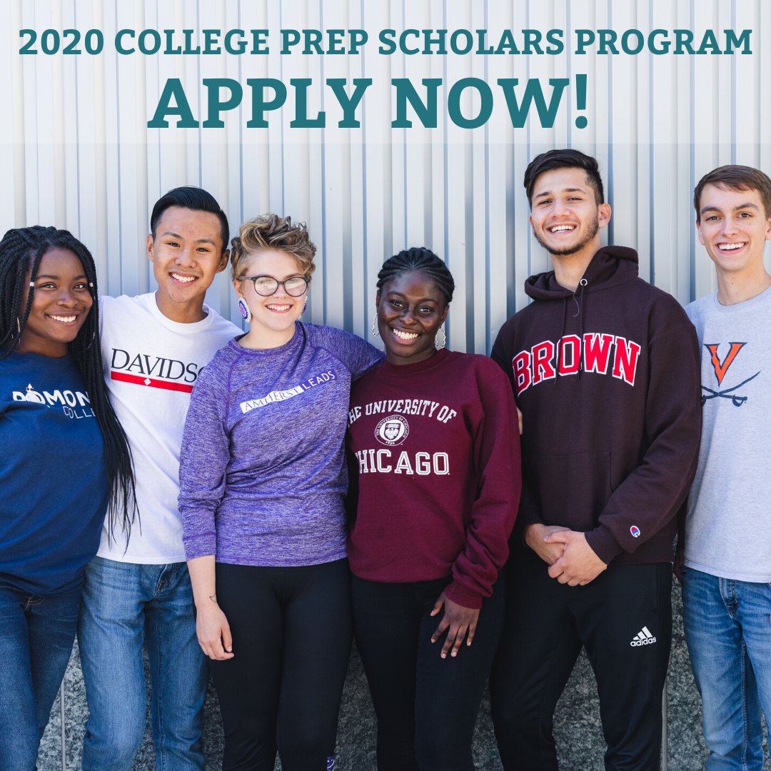 The 2020 College Prep Scholars Program application is open! High-achieving, low-income high school juniors can apply to be considered for full scholarships to college summer programs, campus visits, and more!
Apply by March 24: bit.ly/path-to-college #CollegePrepScholar
