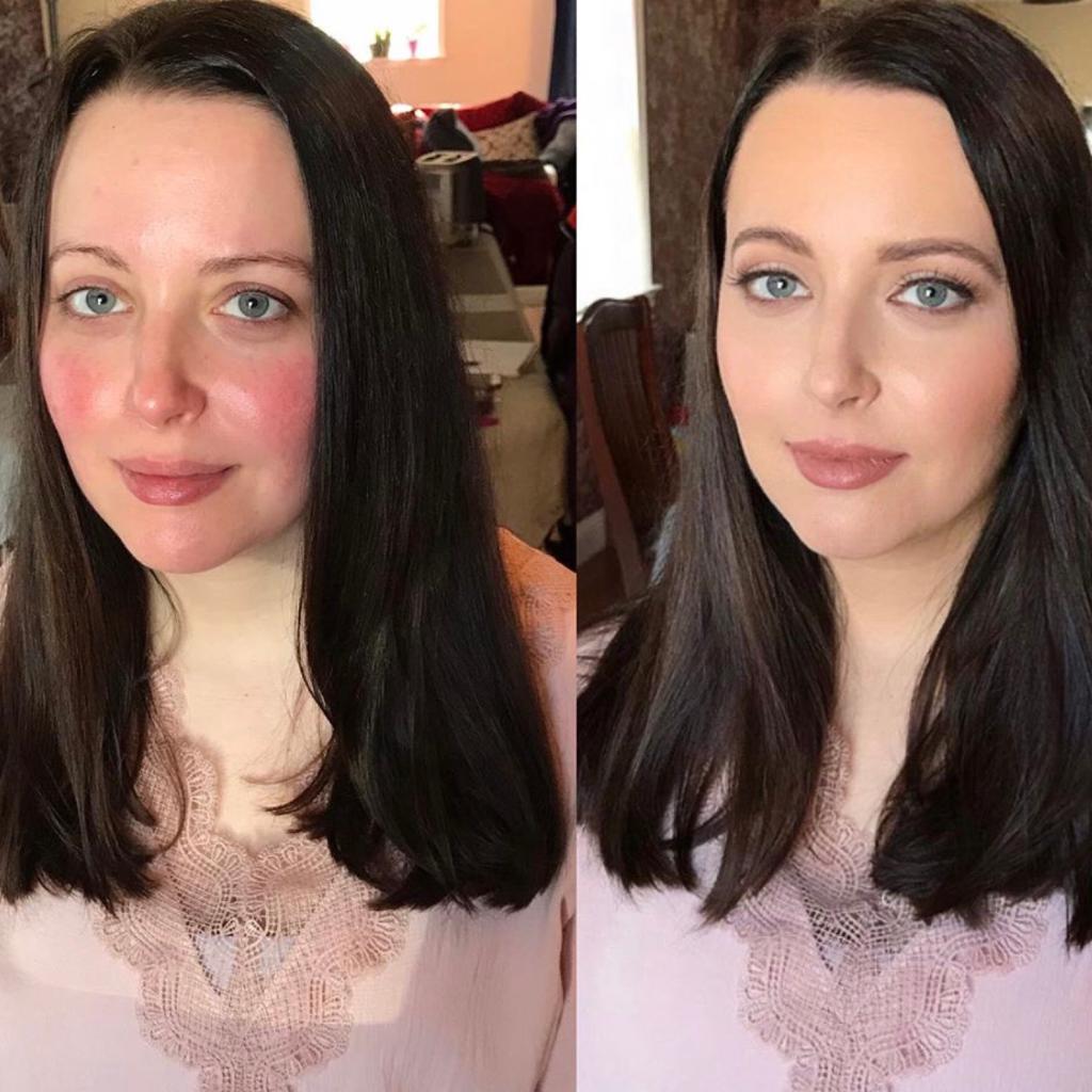 IT's magic! Apply CC+ Cream and watch redness disappear before your very eyes. IG:@ dky_makeup used CC+ Cream in Light on her model! #itcosmetics