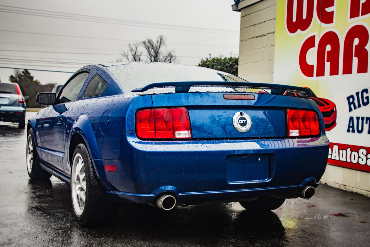 RightPrice1993's tweet photo. WOW! 2007 FORD MUSTANG GT! ONLY 96K MILES AND CLEAN TITLE! 5-SPEED MANUAL! MENTION THIS AD FOR $250 OFF THE TOTAL PURCHASE PRICE!

#Murfreesboro #NashvilleTN #MiddleTennessee #RutherfordCounty #BuyHerePayHere #easyfinancing #smyrna #lavergne #carsforsale https://t.co/c8YssquZ61
