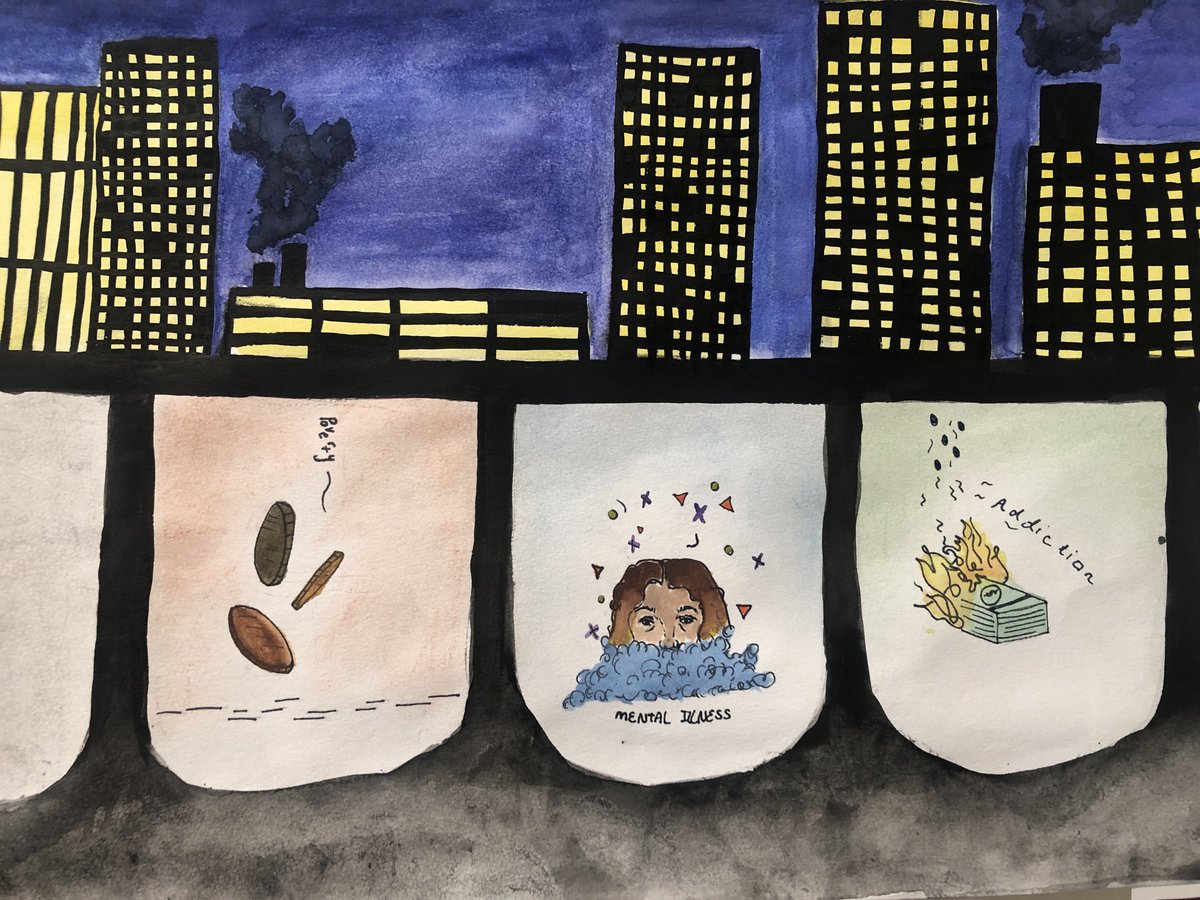 CECSDistrict's tweet photo. Art for social change is on display at the District office! #WeAreCortland #AllMeansAll @CECSD_Art @CECSD_HS #CreateYourMark https://t.co/qb9mC2csey