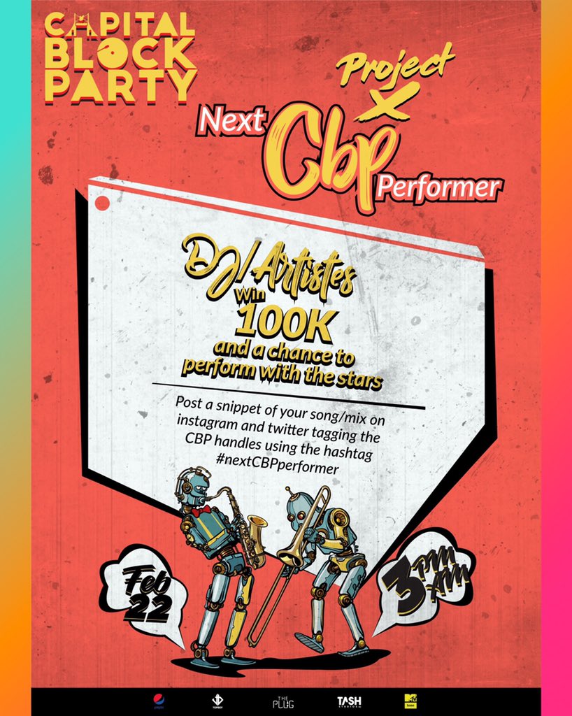 captlblockparty's tweet photo. Have you entered to be the #NextCBPperformer ??
Win Gifts and Tell a Friend https://t.co/XeZXeiVPtV