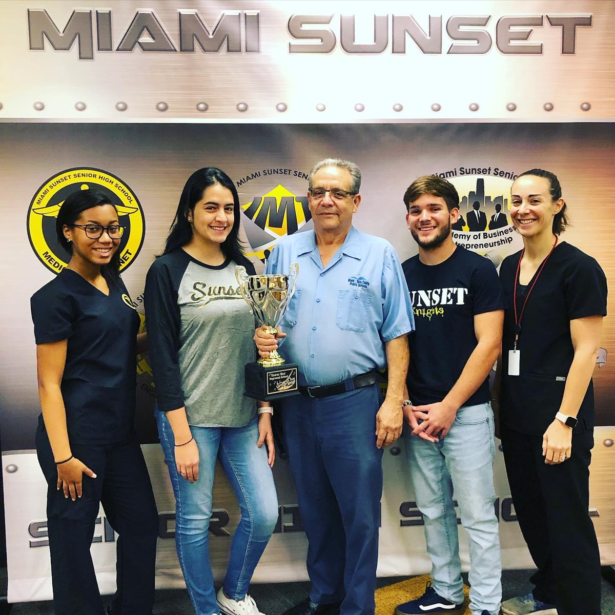 MiamiSunsetSHS's tweet photo. CONGRATULATIONS to our Head Custodian, MR. SIXTO ORTEGA, for being selected as an AFSME SUPPORT PERSONNEL OF THE YEAR FINALIST!!  We wish him luck in the next round and to celebrate with him on February 27th, 2020 at the Recognition Ceremony! @MDCPS @MDCPSSouth https://t.co/5sm9v25uIK