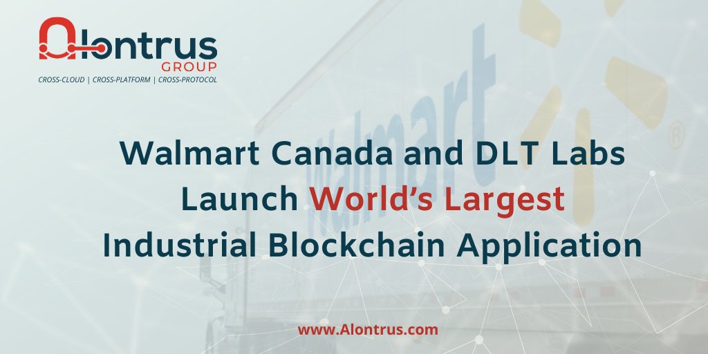 Walmart Canada in collaboration with DLT Labs has launched what they believe is the world's largest full production #blockchain solution for any industrial application.  forbes.com/sites/katevita…

#alontrusgroup #blockchainsolutions #payments #reconciliation #dltlabs