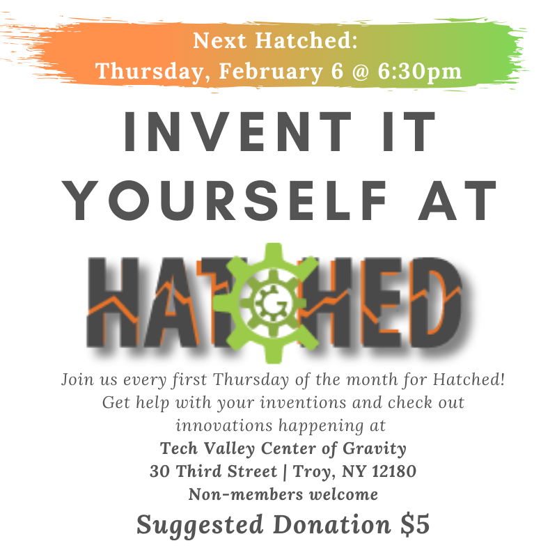 TVCOG's tweet photo. Join us for Hatched tomorrow night (Thursday, 2/6 at TVCOG) where you can get help with your inventions and chat about product development ideas!
#ideas #productdevelopment #manufacturing #innovation #tvcog #youcan
#makerspace #inventorswelcome #troyny #inventions
#hatched https://t.co/jOSnmJ9fPP