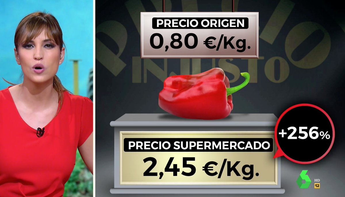 El_Intermedio's tweet photo. 🔴Para hacernos una idea de cómo está el sector agrario, aquí van unos ejemplos. Es EL PRECIO INJUSTO. #ElIntermedio ▶ https://t.co/NjK80cSbUb https://t.co/Kg7FBwejCu