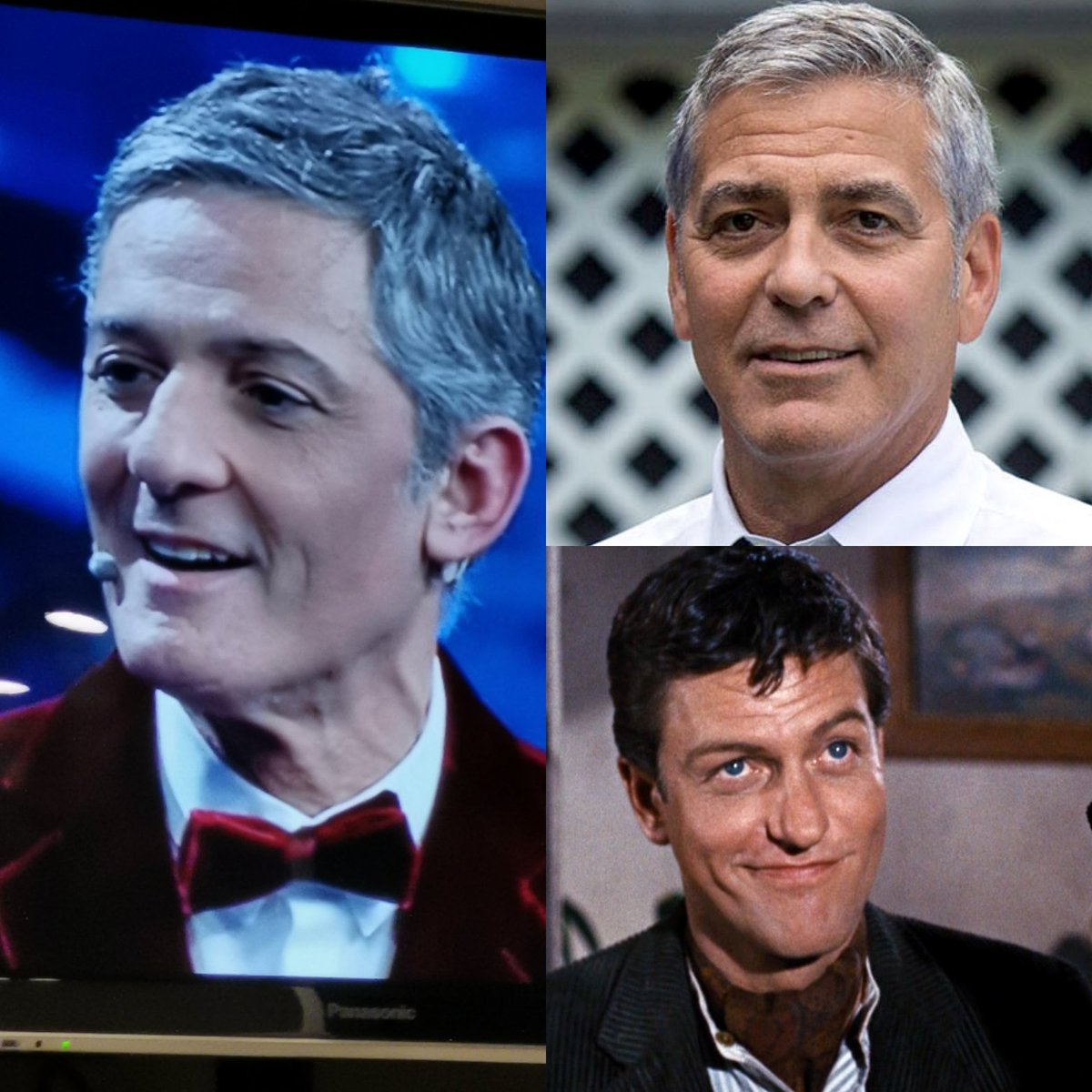 Fiorello sta diventando un mix tra George Clooney e Bert di Mary Poppins #sanremo2020