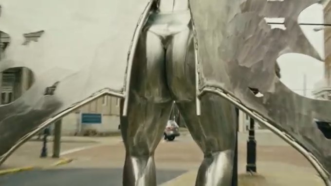 I just found out the mothman statue in Point Pleasant has an ass you could break a pool stick over. So