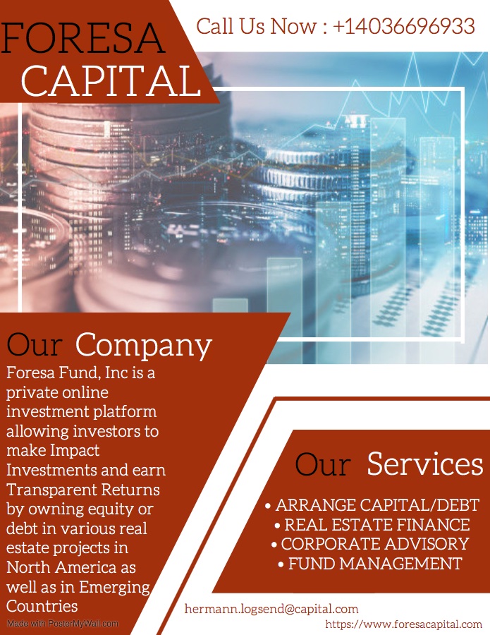 ForesaC's tweet image. #foresa #arrangescapital #realestate #realestateinvesting #advisory #funds #fundsmanagement #management