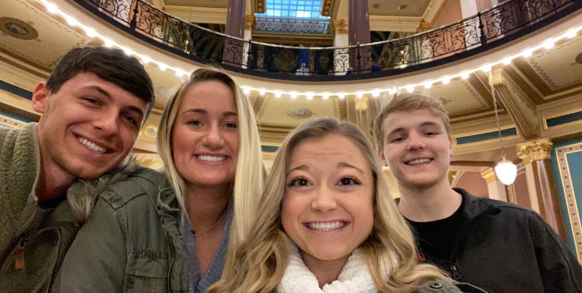 langstraatkenz's tweet photo. A fun morning at the Iowa State Capitol learning how to contact our senators and make a change #GVTech https://t.co/2qsXRkiAt0