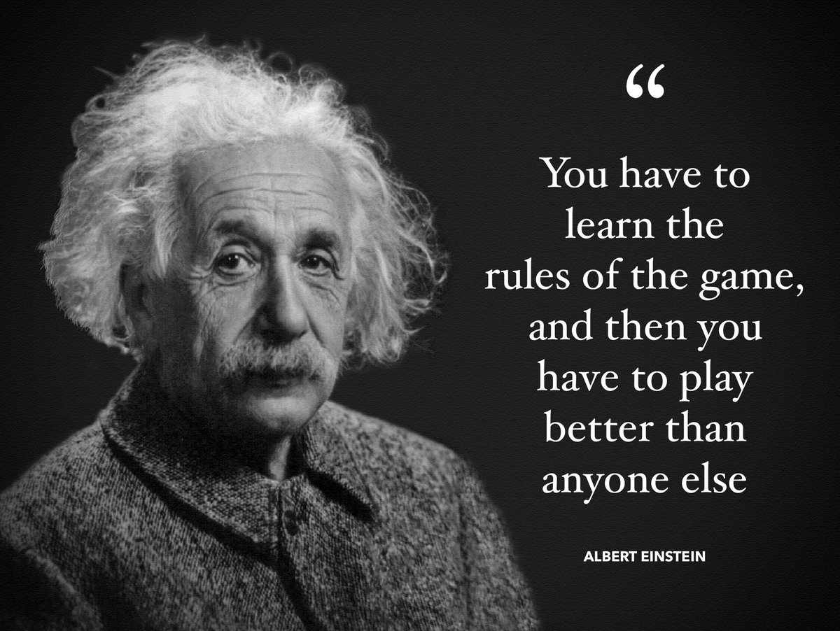 masters_biz's tweet image. “You have to learn the rules of the game, and then you have to play better than anyone else”

Albert Einstein

#mastersofbusiness #business #quote #inspiration #success