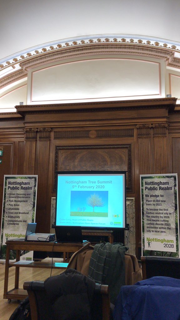 <a href="/NottsSustain/">UoN Sustainability Society</a> Great to be at the #NottinghamTreeSummit and learn about all the exciting things that are going to be happening in the city 🌳❤️ Indeed, we need to bring nature to the city for a more positive environment
