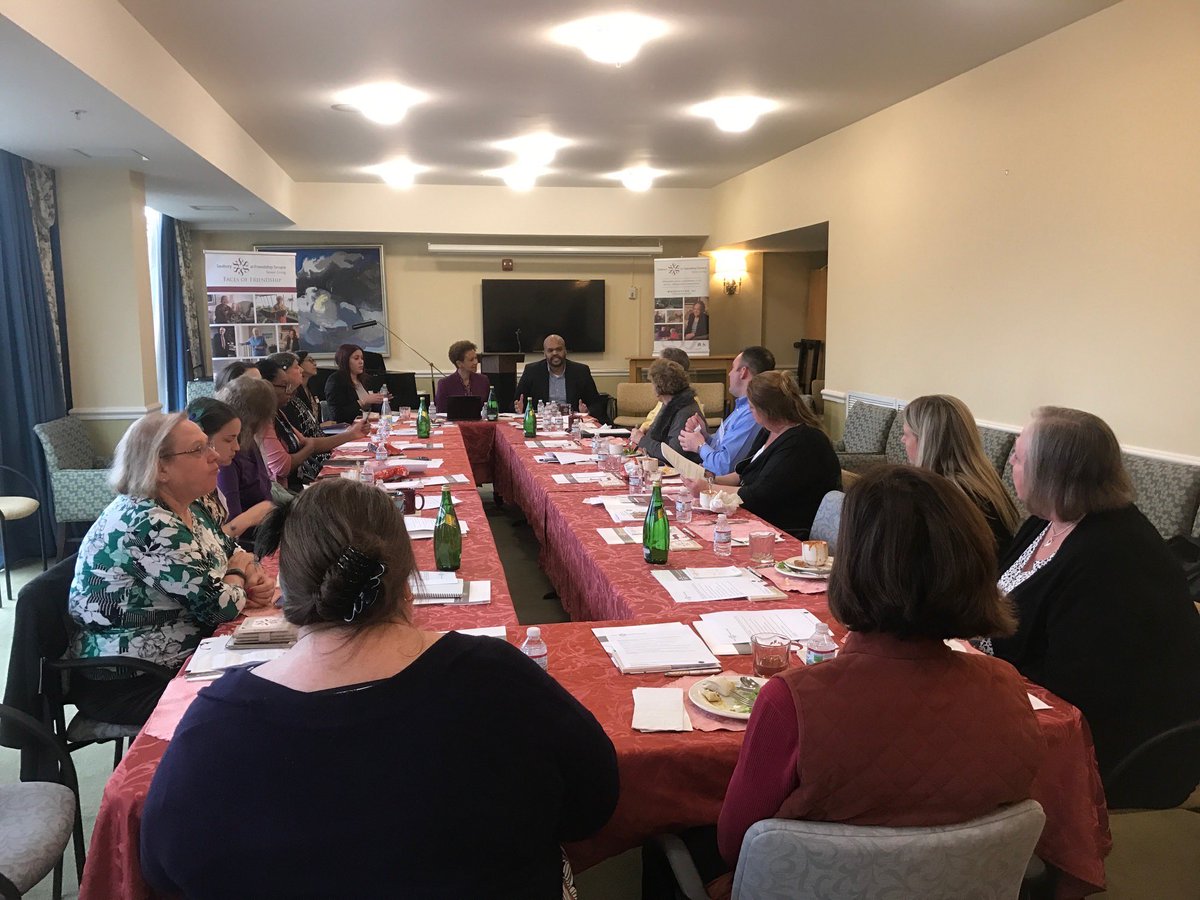 deborah_royster's tweet photo. LeadingAge Leadership Academy of almost 20 senior living professionals from DC, Maryland, and Virginia, visited Seabury at Friendship Terrace for tours, lunch, and to learn about Seabury’s services for older adults. Great discussion! https://t.co/Qvho5f3qpT