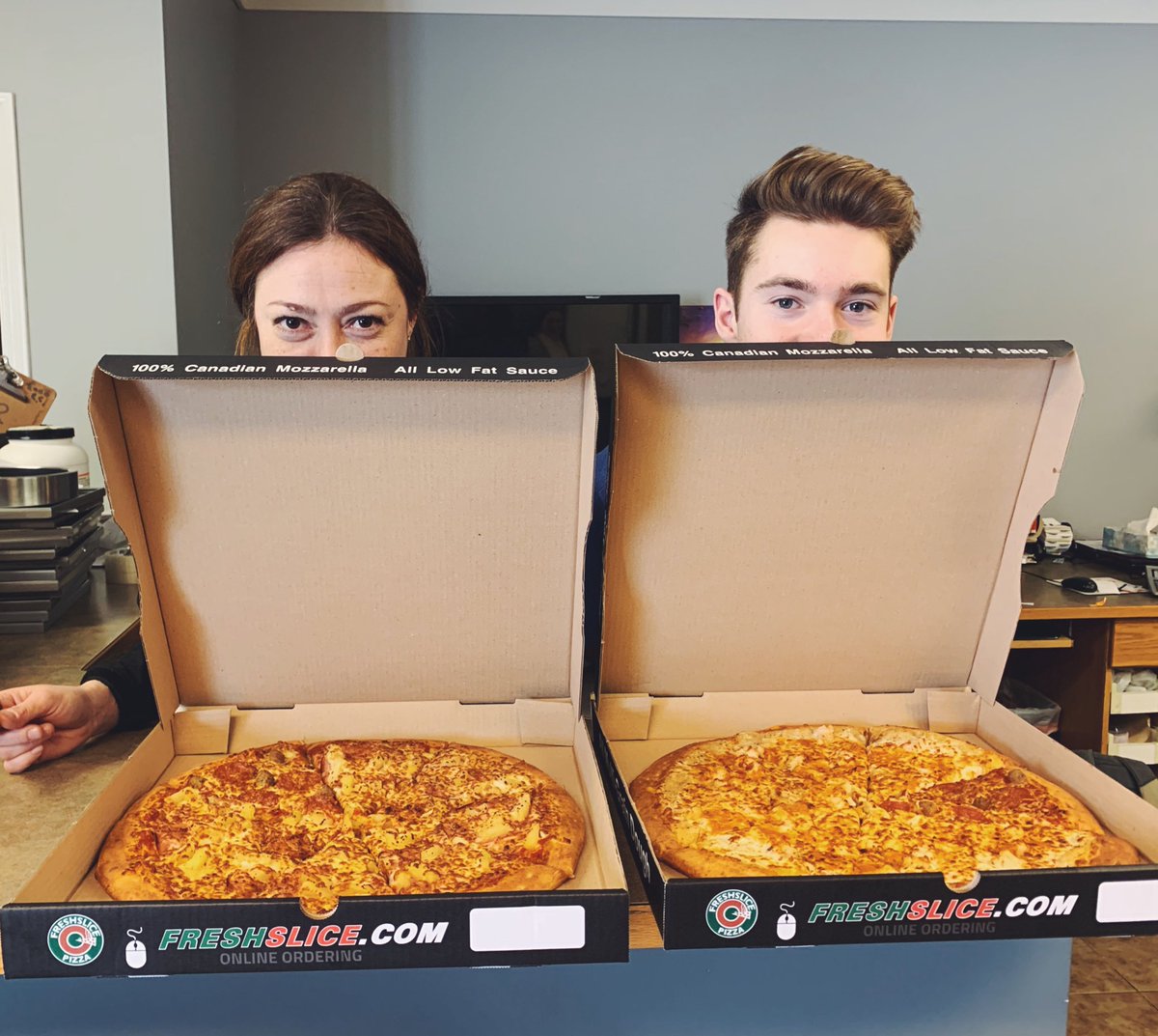 Shoutout to the kind people at Fresh Slice for the free pizzas we got today! 🍕

#freshslice #pizza #campbellriver #vancouverisland