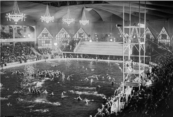 Nothing’s impossible. Madison Square Garden transformed into an indoor swimming pool in 1921.