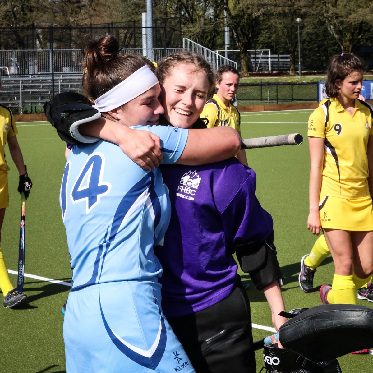 FieldHockeyCan's tweet photo. Today and every day, we celebrate the amazing women and girls in the field hockey community and Canadian sports community! Happy National Girls &amp; Women in Sports Day 🇨🇦💪

#NGWSD #fieldhockeycanada #teamcanada https://t.co/jWzmgEyelF