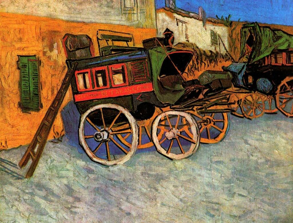 vangoghdailygallery:

  Tarascon Diligence