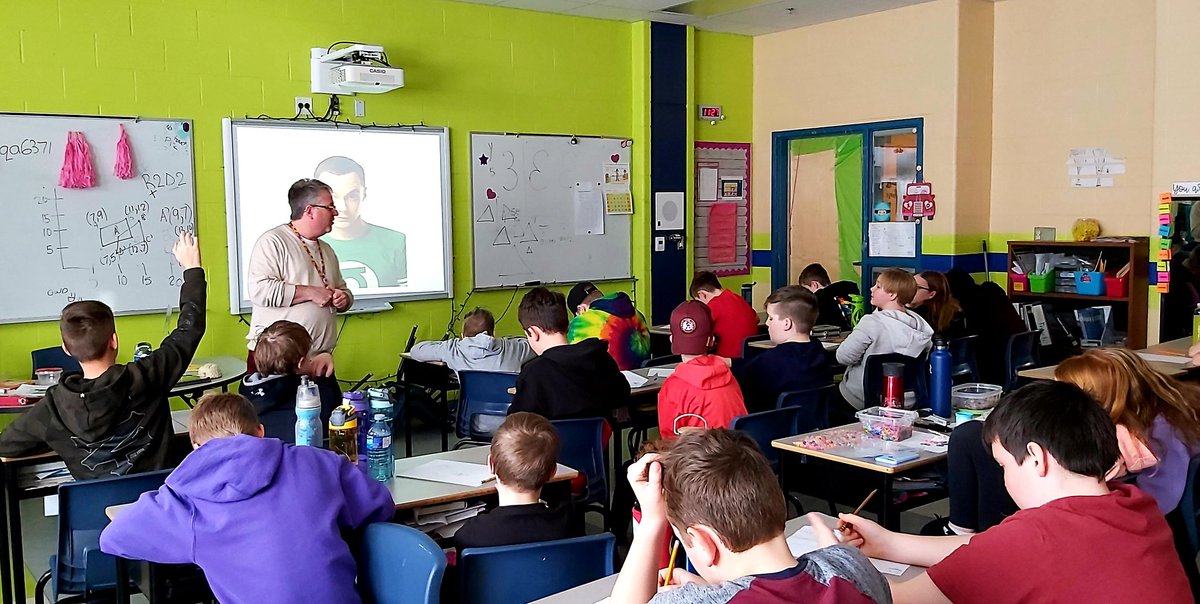 MsCollettsClass's tweet photo. My students loved learning about Autism today with Chris from @AutismSocietyNL! Such a great 2 days of sessions
#AutismNL #AutismAwareness #sixthgradelearning @BrooksideInt https://t.co/puHrHvy1gc