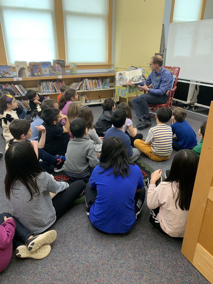 We had a fun time at the Caldecott Celebration. We got to listen to four different books read by four different staff members at Baker.