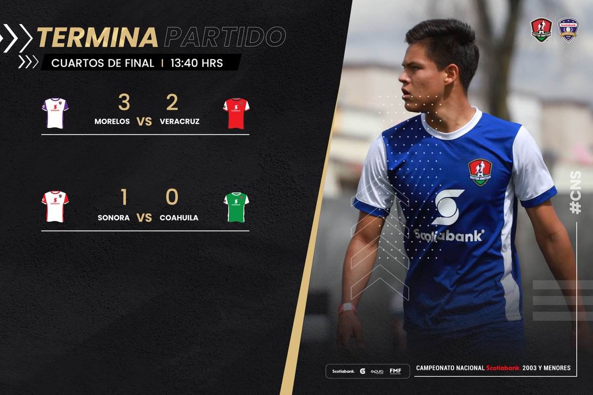 SectorAmateur's tweet photo. #CNS l ‼ #SAmAlMomento
🤝 l Termina el Partido
#DondeNaceLaPasión #FMFPorNuestroFútbol @ScotiabankMX @ScotiabankFC @gatorademex @epura https://t.co/cgAFaFsyLF