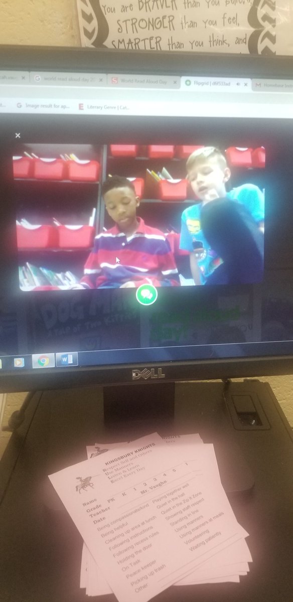 MisterV2021's tweet photo. #WorldReadAloudDay with the Champs via flip grid! The students paired up and grabbed a book to read aloud after I modeled. I see great future educators in the making😎👍 #ReadingIsLit🔥 #ChampLife4 #MrVsChamps #WorldReadAloudDay2020 #Flipgrid #Readlikeachamp #SumterStrong https://t.co/cL6djqfsKS