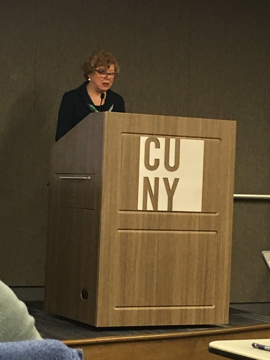 mad_sters's tweet photo. Really excited to hear @enola_proctor speak today about her research career and studies on  #MentalHealth #PrimaryCare #HSR #CareIntegration and #ImpSci here @CUNYSPH grand rounds! https://t.co/TSuP0N40uI