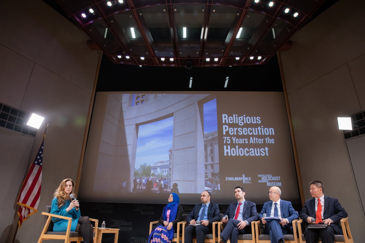CPG_USHMM's tweet photo. Honored today to hear from Holocaust survivors and host representatives from communities affected by religious persecution. @21Wilberforce @SenatorLankford @SenJackyRosen @HumanRohingya @uyghurproject @ChinaAid @Free_Yezidi @HolocaustMuseum #PreventGenocide #ReligiousFreedom https://t.co/ElCITIYSff