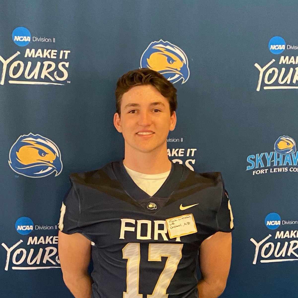 jacklittleton_'s tweet photo. After a terrific visit to Durango and conversations with @benhanks2 &amp; @CoachANelson04 I am excited to say that I am committed to Fort Lewis College. Thank you to my family, coaches, and teammates that have supported me these last 4 years @TheFortFootball @FLCSkyhawks #FearTheFort https://t.co/767EesNGH3