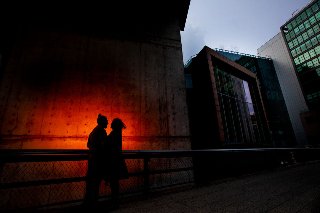 Something a little different from Michelle and Che's engagement on The Highline. #creatingsomthingfromnothing
.
.
.
#roballenphotography #nycweddings 
#nycweddingphotographer  #love #thehighline