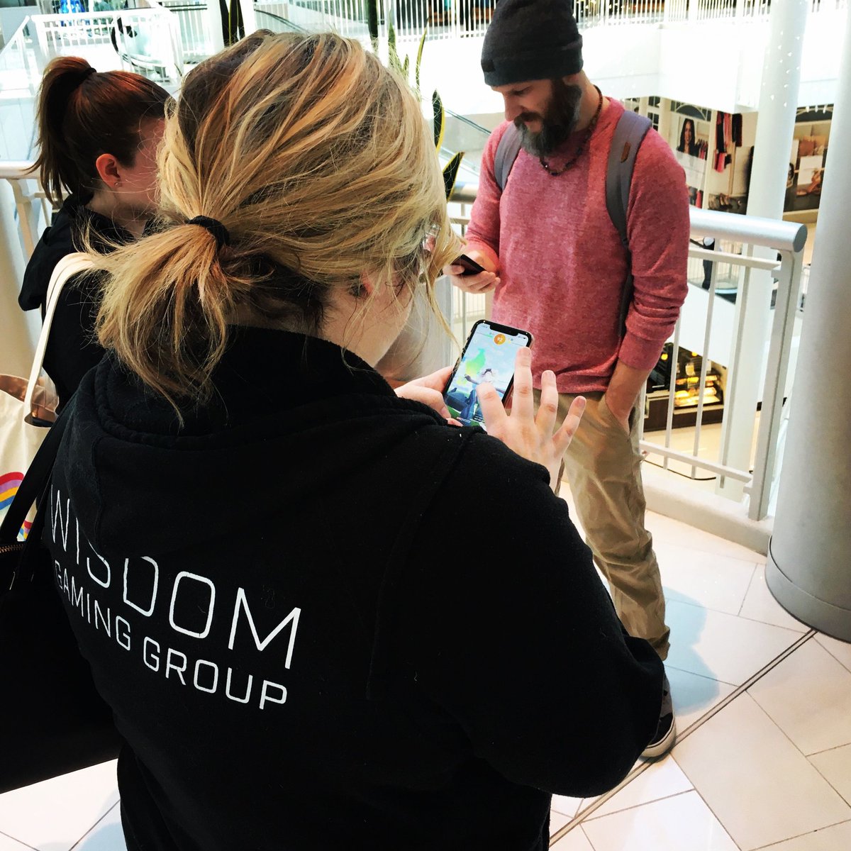 wsdmdigital's tweet photo. The #WisdomGaming team is at the @mallofamerica doing some #PoGo recon....stay tuned 😉 https://t.co/TzQbgQye13