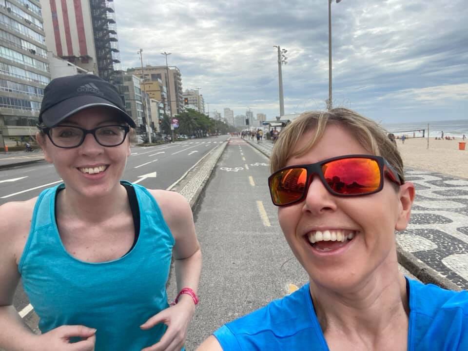 #IDfunrun on tour! <a href="/mugecevik/">Muge Cevik</a> <a href="/clarkdrussell/">Clark Russell</a> <a href="/silverfoxdoc/">Ollie</a> <a href="/KatherineHylan3/">Katherine Hylands</a> we missed you! #RiodeJaneiro #partiupraia