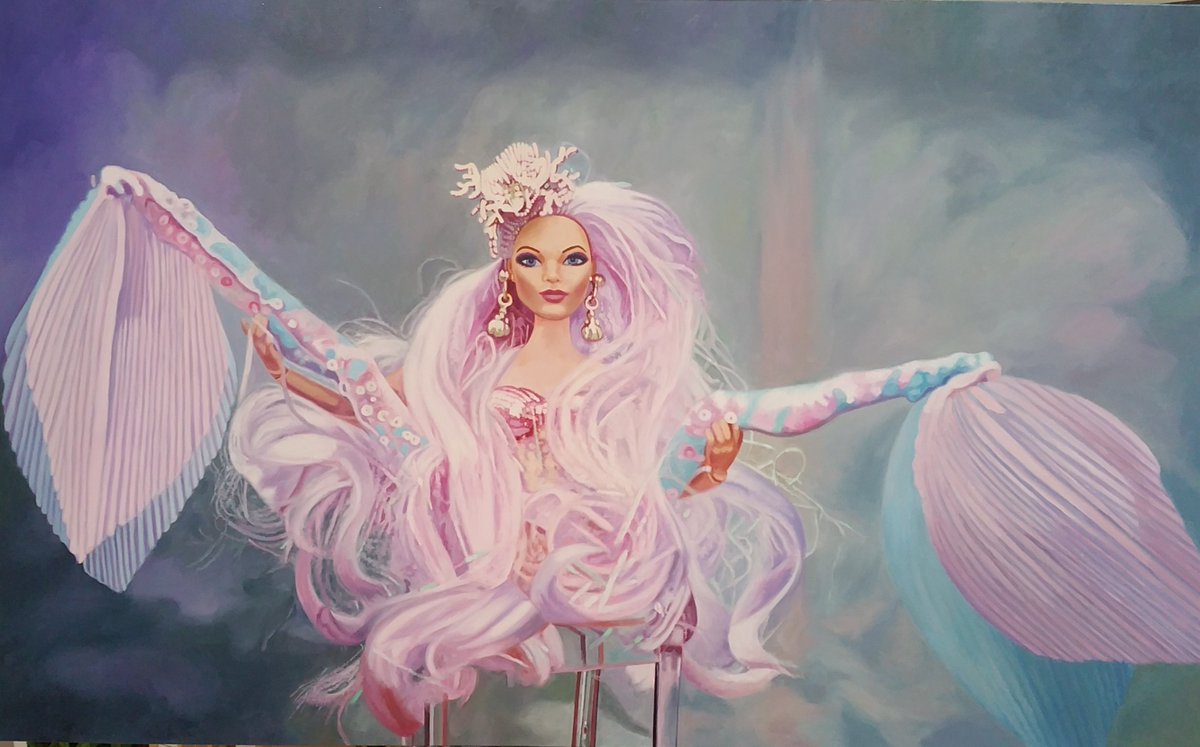 @ Corey Helford Gallery in current exhibition group show celebrating 100th Birthday of Federico Fellini...come see my oil painting, " Melucine, the Siren".  Show runs through February 29th!!