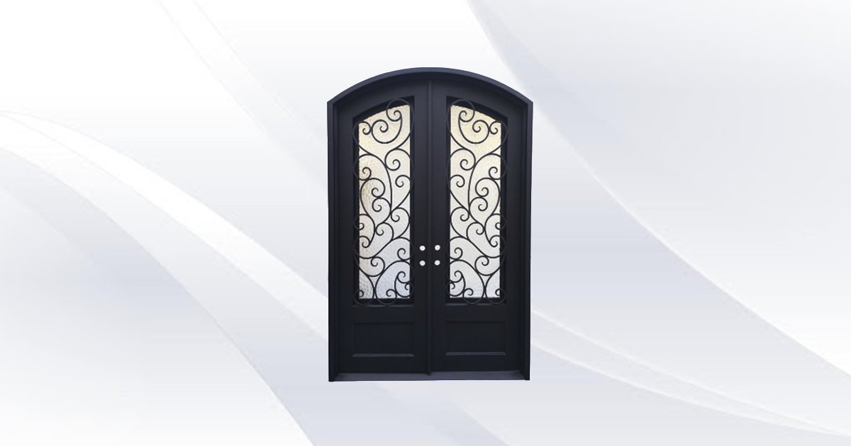 74" x 97,5" brand new iron door $2000
