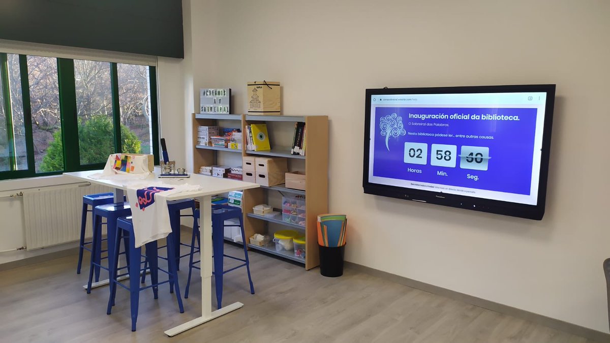 OSobreiral's tweet photo. Esta é unha biblioteca para CREAR #novosobreiral #novosobreiraldaspalabras https://t.co/7hoCz4un5R