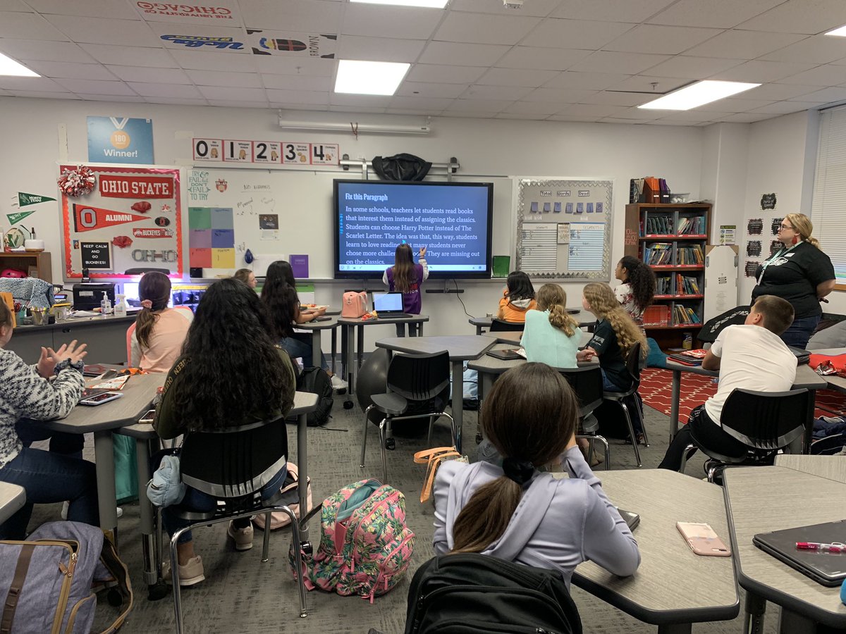 CoachTerneus's tweet photo. GMS writing lab is the place to be on a Wednesday afternoon! We have a packed house full of determined young writers! @MrsShepGMS @GrapevineMiddle #OurHouseGMS #ElevateGMS https://t.co/uG4Za2aUpl