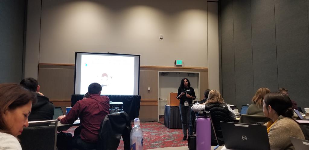 So excited to be attending CEC conference. How to support our paras is so important. #unsungheroes of Special Education.