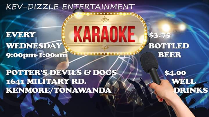 Come sing and party with us!! 50 cent wings!!