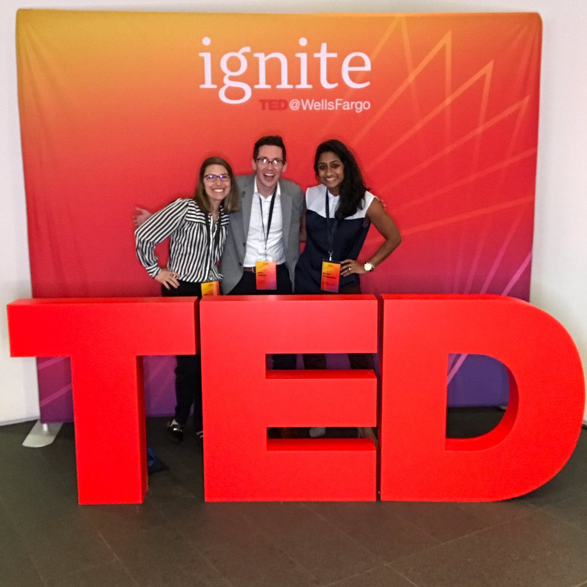 AThushie's tweet photo. Experienced my first @TEDTalks at @WellsFargo!! Such an amazing event and experience to be a part of. Shoutout to the @WellsFargo team and motivational speakers for all their hard work!! #TEDatWellsFargo https://t.co/juBQz5gvOg