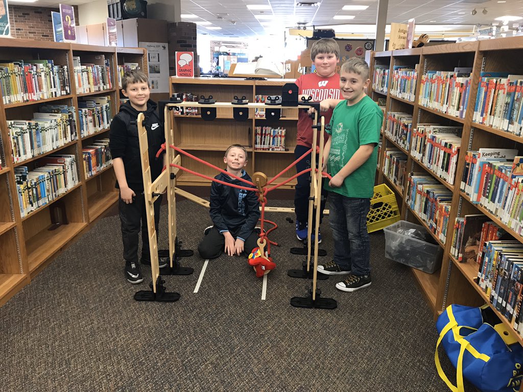 MrsMRuff's tweet photo. I’m impressed by the @Rigamajig creations students are designing to get Clifford across the river without getting wet! #vbrocks #vblearnersandleaders #sdjstem @sdjvanburen https://t.co/oxvXvvJqpb