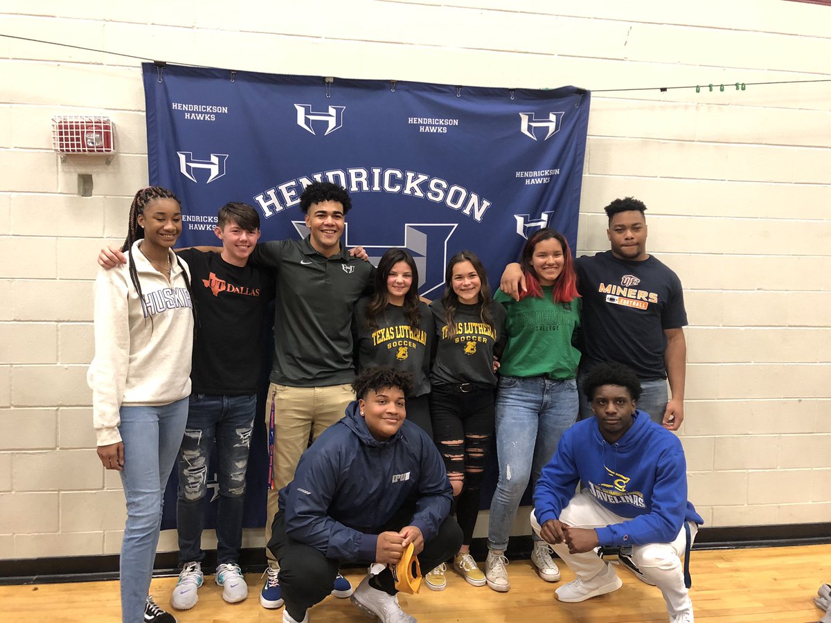 HawkWmnsSoccer's tweet photo. Congratulations to all the Hawks who signed tonight.  There was a room full of pride in each and everyone of you. Hawk Soccer @delaney_lyle4 @saibreemikel @NaiaFulton,  @tluathletics @BCBearsDen are getting some gems. @HHSHawkPride @PfISDAthletics https://t.co/BWeNwrIpuy