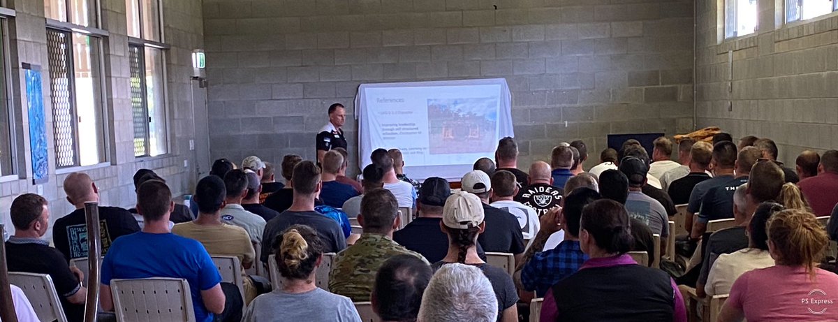 Part 2 (day 2), presentations and small group discussions on leadership principals, self awareness,  mission-team-leader (you) and self reflection. Powerful interaction with the junior leadership that promotes growth and confidence. <a href="/3BrigadeTSV/">Brigadier Ben McLennan</a> <a href="/Jason_3808/">Jason Moriarty</a>