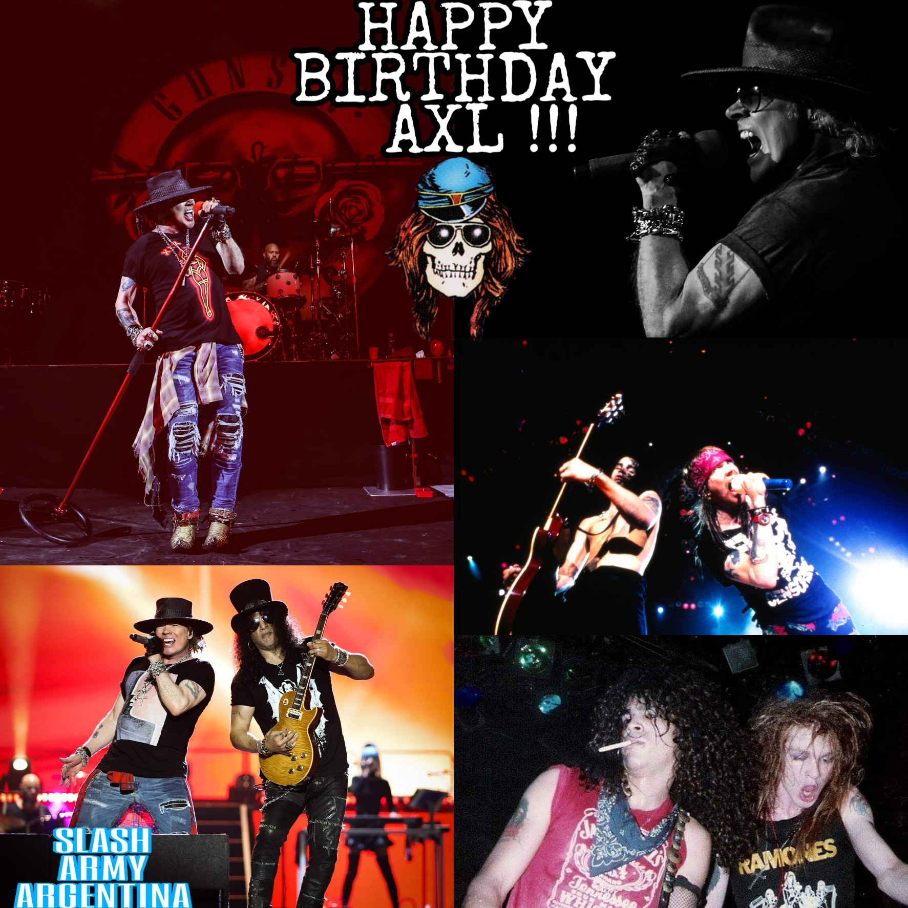 Happy Birthday Mr. Axl Rose        