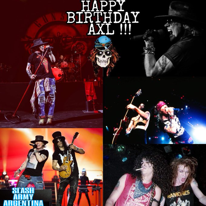 Axl Rose’s Birthday Celebration | HappyBday.to