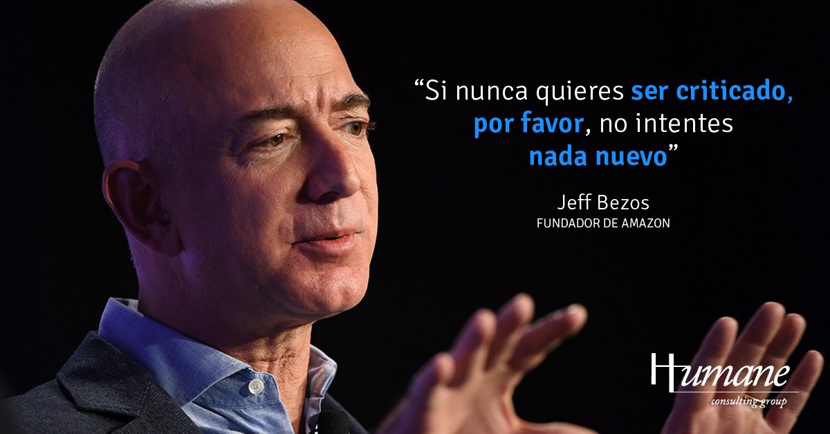 HumaneHCG's tweet image. Les compartimos este pensamiento de @JeffBezos, fundador y director ejecutivo de @amazon.