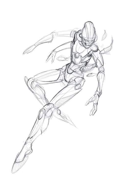 DaylightPublLLC's tweet photo. Got some sketches today from @marbudde - teaser of a future addition to the WARFORGED! line. I'll give you a clue: 2004 to 2008, you collected these bad bots and watched the movies. #unitydutydestiny #feyforged #warforged #dnd5e #dmsguild https://t.co/U3LAjn4Uc4