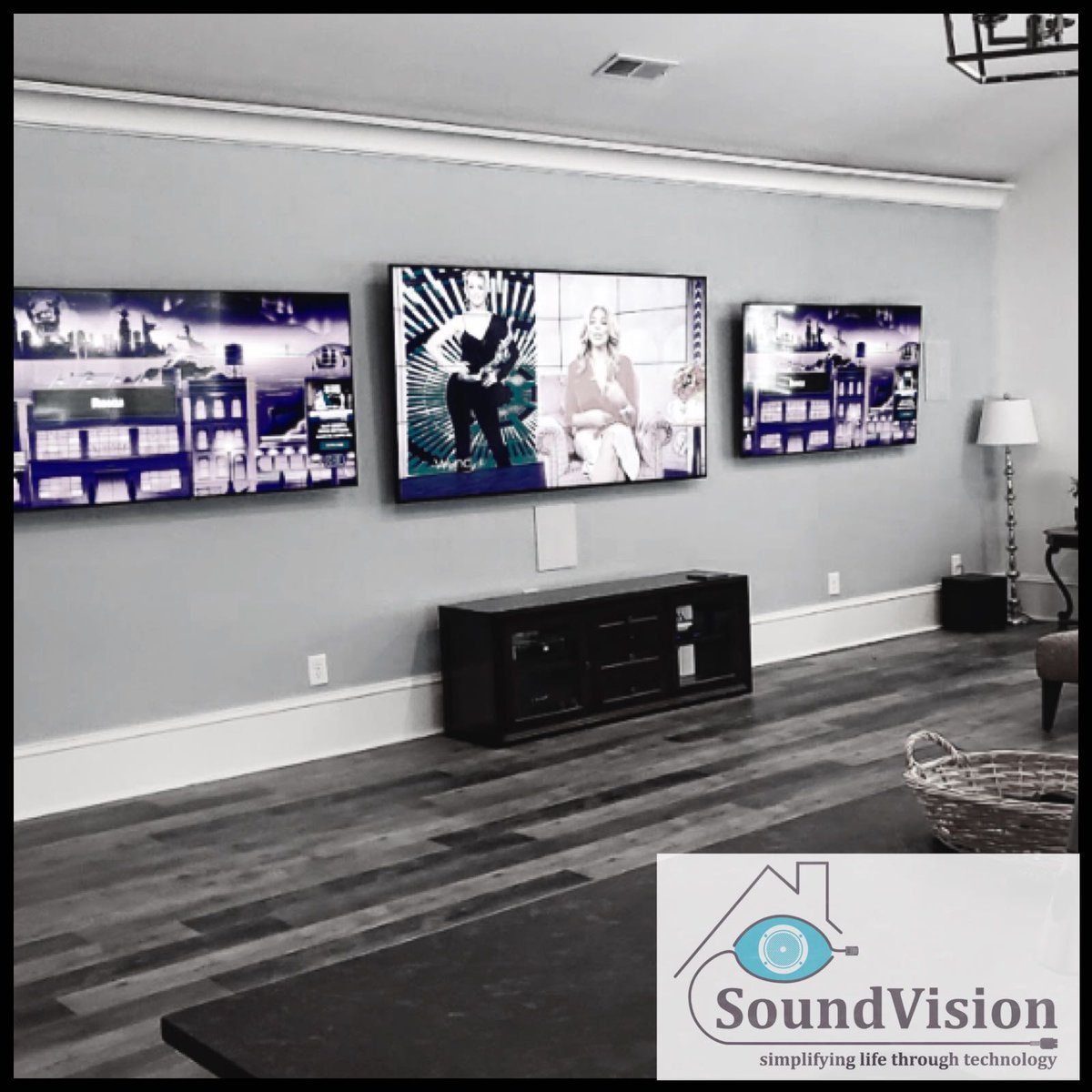soundvisionlkn's tweet photo. Give your living space the options that it deserves with multiple new TVs installed to meet your family's needs!

#SimplifyingLifeThroughTechnology #HomeAutomation #SoundVision #Mooresville #MediaRooms #homeautomation https://t.co/5qSBrSw6Gx