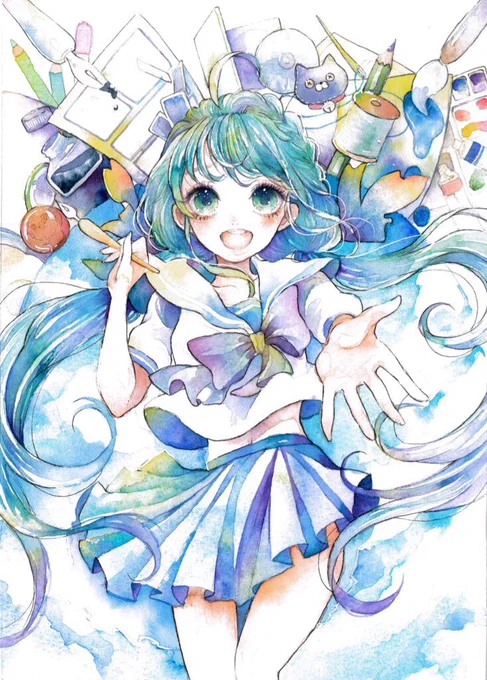 #TLを青色に染めあげよう
染まれー! 