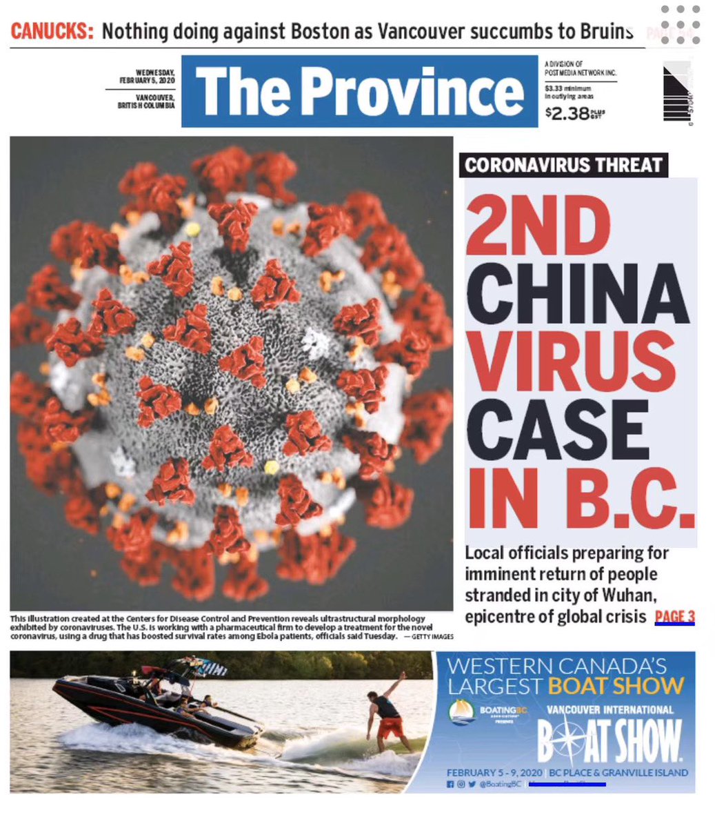 yt430010's tweet photo. @theprovince you guys call corona virus as China virus. Do you guys have brain? https://t.co/DKxQvBaBzh