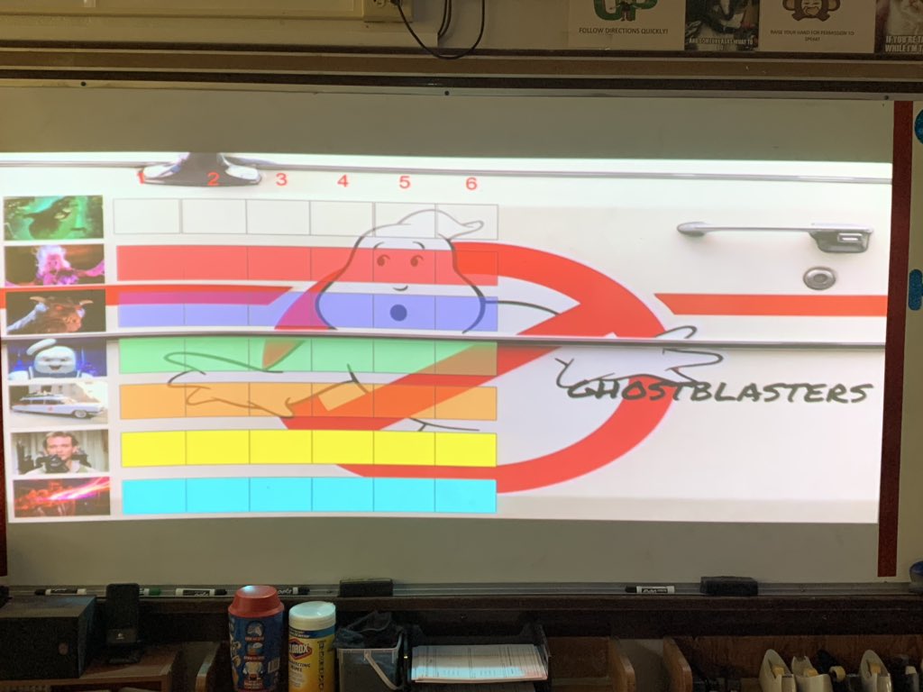 MistyAlbrecht6's tweet photo. Today we were Ghostblasters and had to find and capture our ghosts by visiting places they were spotted and write the ordered pairs! “We ain’t afraid of no ghosts!”
#productivecollaborators #ghostblasters
#gamified @MeehanEDU https://t.co/hsa1eVXotg