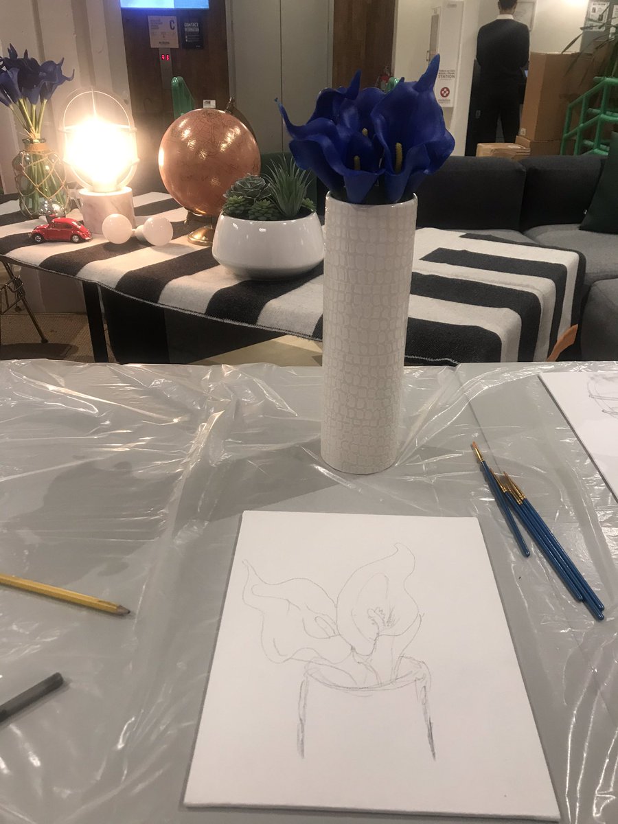 areenolar's tweet photo. Thought I just couldn’t draw. Turns out I can’t paint as well 😂. We’re having a paint and sip event, and even though the teacher gave me a sketch to work with 👇, you don't want to see my painting (sorry I can't show it). What exactly did I learn from fine art classes? 🤷‍♀️😂 https://t.co/AsKj9synAn